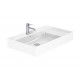 LAVABO CUADRADO MURAL O SOBREMUEBLE 800x490 INSPIRA FINECERAMIC ROCA