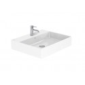 LAVABO CUADRADO MURAL O SOBREMUEBLE 600X490 INSPIRA FINECERAMIC ROCA A32752C000