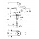 GRIFO TEMPORIZADO ELECTRONICO LAVABO EURODISC SE GROHE 36233000