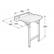 ASIENTO DUCHA ABATIBLE CON PIES MOVILIDAD REDUCIDA ACCESS COMFORT ROCA