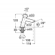 GRIFO TEMPORIZADO LAVABO VERSION ECO INSTANT ROCA A5A4477C00