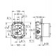 CUERPO EMPOTRABLE UNIVERSAL TERMOSTATOS BAÑO-DUCHA , DUCHA Y CENTRAL GROHE