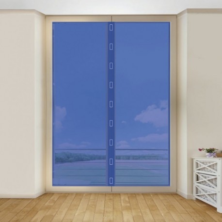 MOSQUITERA PARA PUERTA CON CIERRE IMAN 100X220 CM HABITEX