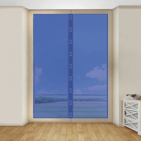 MOSQUITERA PARA PUERTA CON CIERRE IMAN 100X220 CM HABITEX