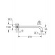 BRAZO DUCHA PARED RAINSHOWER 275 MM GROHE 27488000