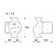 BOMBA CIRCULADORA RECIRCULACION AGUA CALIENTE UPS 25-80 N 180 96906439 GRUNDFOS