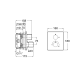 GRIFO TERMOSTATICO EMPOTRABLE DUCHA T-2000 ROCA A5A2C88C00