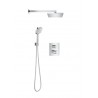 PACK EMPOTRADO DUCHA TERMOSTATICO ROCABOX SQUARE ROCA A5D1088C00