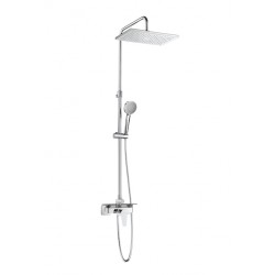COLUMNA DE DUCHA MONOMANDO CON REPISA EVEN-M SQUARE ROCA A5A9B90C00