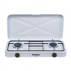 COCINA PORTATIL 2 FUEGOS HABITEX