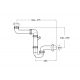 SIFON SALVAESPACIO PARA FREGADERO UNA CUBETA ROCA A506405607