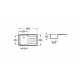 FREGADERO UNA CUBETA CON ESCURRIDOR ACERO INOXIDABLE J80 ED PLUS ROCA SOBRE ENCIMERA