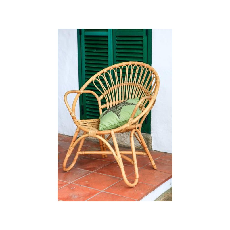 sillon ratan natural alto famke