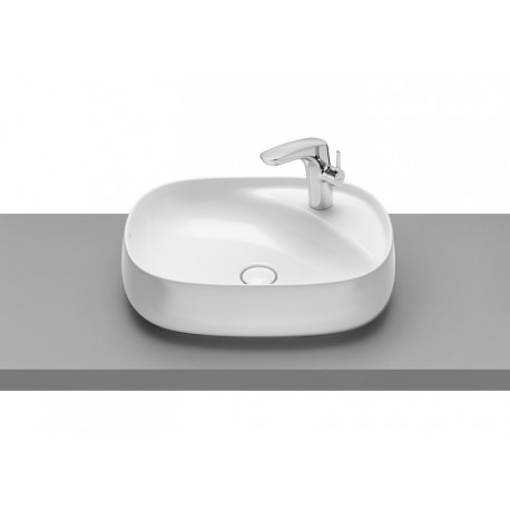 LAVABO SOBRE ENCIMERA FINECERAMIC BEYOND ROCA 585X455X150 A3270B8000