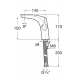 GRIFO MONOMANDO LAVABO CUERPO LISO INSIGNIA ROCA A5A323AC00