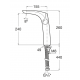 GRIFO MONOMANDO LAVABO CAÑO ALTO CUERPO LISO INSIGNIA ROCA A5A3A3AC00