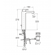 GRIFO MONOMANDO LAVABO CAÑO ALTO L90 ROCA A5A3G01C00