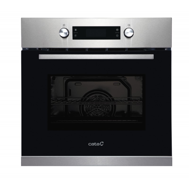 horno pirolitico multifuncion cpr 8109 x 60 cm inox cristal negro cata