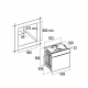 HORNO MULTIFUNCION UME 7107 X 60 CM 60 LITROS INOX CATA