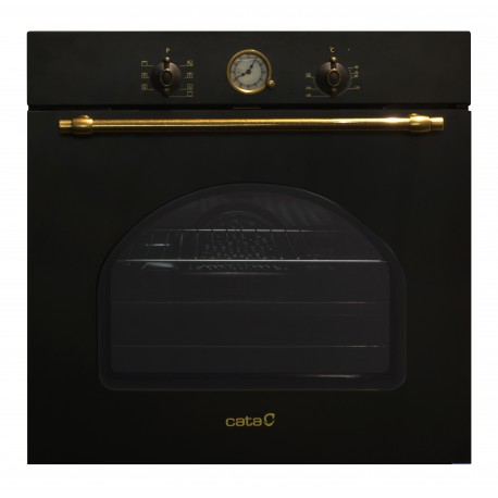 HORNO RUSTICO NEGRO MULTIFUNCION CATA MRA 7108 BK 60 LITROS