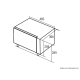 MICROONDAS LIBRE INSTALACION FS 20 IX ACERO INOXIDABLE CATA CAPACIDAD 20 LITROS