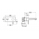 GRIFO MONOMANDO LAVABO EMPOTRABLE NAIA ROCA A5A3596C00