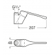 MEZCLADOR PARA CAÑO ESPIRAL INDUSTRIAL INSTANT PRO ROCA A5A8064C00