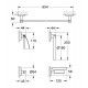 CONJUNTO DE ACCESORIOS BAÑO 5 EN 1 ESSENTIALS GROHE 40344001