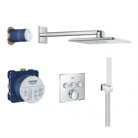 CONJUNTO DE DUCHA EMPOTRADO PERFECT GROHTHERM SMARTCONTROL GROHE 34706000