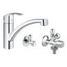 GRIFO COCINA MONOMANDO CON LLAVES EUROSMART GROHE 31478000