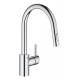 GRIFO COCINA MONOMANDO CONCETTO GROHE 31483002 CAÑO ALTO EXTRAIBLE