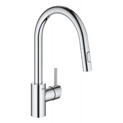 GRIFO COCINA MONOMANDO CONCETTO GROHE 31483002 CAÑO ALTO EXTRAIBLE