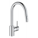 GRIFO COCINA MONOMANDO CONCETTO GROHE 31483002 CAÑO ALTO EXTRAIBLE