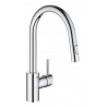 GRIFO COCINA MONOMANDO CONCETTO GROHE 31483002 CAÑO ALTO EXTRAIBLE