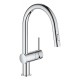 GRIFO COCINA MONOMANDO MINTA GROHE 32321002 CAÑO ALTO EXTRAIBLE