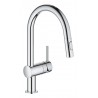 GRIFO COCINA MONOMANDO MINTA GROHE 32321002 CAÑO ALTO EXTRAIBLE