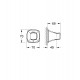 SOPORTE MURAL DUCHA GROHE GRANDERA CROMO 27969000