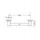 ASA DE BAÑERA 392 MM RECTA ESSENTIALS CUBE GROHE 40514001 CROMO