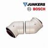 CODO DE 45º JUNKERS AZB 608/1 80/125