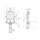 ESTRUCTURA EMPOTRABLE BASIC WC COMPACT IN-WALL INODORO SUSPENDIDO ROCA