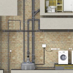 ESTACION DE BOMBEO SANICUBIC 2 VX T SMART TRIFASICO SFA SANITRIT