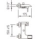 GRIFO BAÑO DUCHA MONOMANDO AGUA CASCADA BIMINI CLEVER 98447 98785