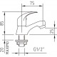 GRIFO SIMPLE REPISA LAVADERO O LAVABO PANAM URBAN CLEVER 98458