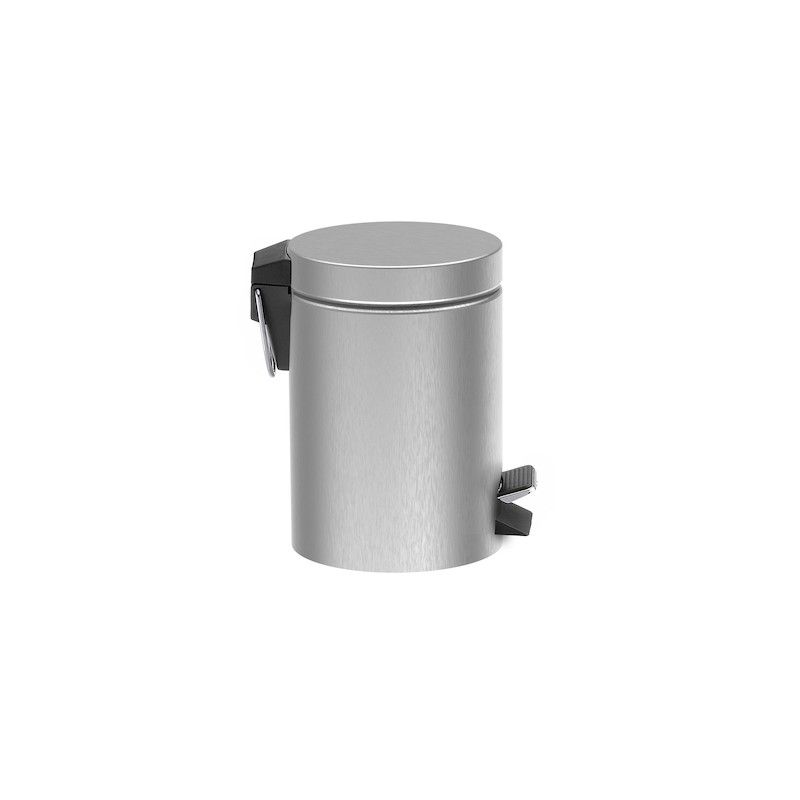 papelera para baño con tapa 5 litros public roca