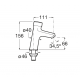 GRIFO LAVABO TEMPORIZADO REPISA ANTIVANDALICO FLUENT ROCA A5A4A24C00