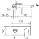 GRIFO LAVABO MONOMANDO EMPOTRAR BAHAMA XTREME 98423