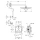 CONJUNTO DUCHA TERMOSTATICA EMPOTRAR GROHTHERM RAINSHOWER COSMOPOLITAN 310 GROHE 34731000