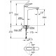 GRIFO LAVABO MONOMANDO EUROSTYLE TAMAÑO XL 23719003 GROHE