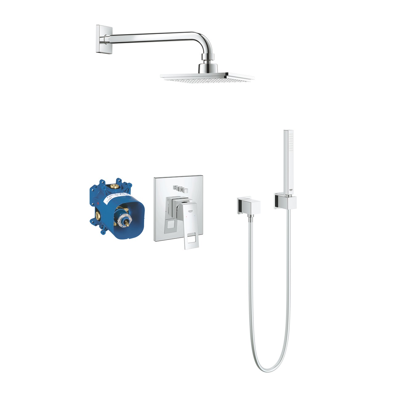 Grohe Start Flow - Grifo de ducha empotrado con cuerpo de montaje