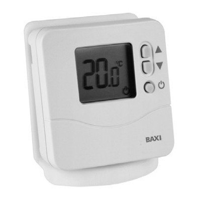 Termostato de ambiente digital e inalámbrico con modo calefacción y  refrigeración RD 1200 Baxi